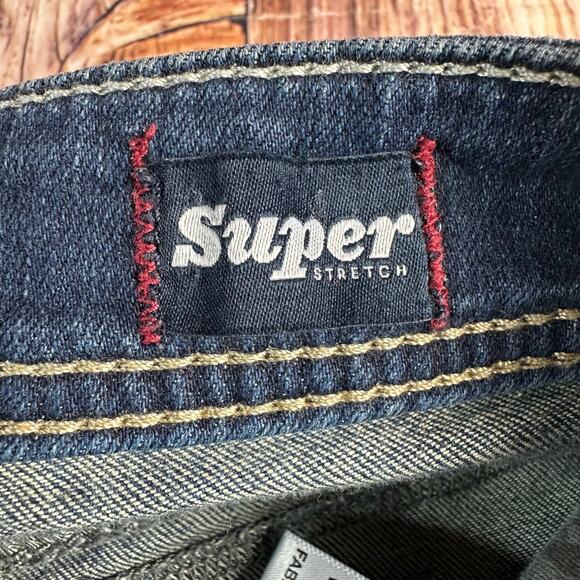 Silver Jeans AIKO Mid Capri Womens Size 30 Blue Low Rise Denim Crop Pants 30x24 - Picture 11 of 13